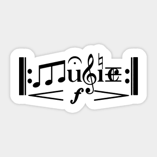 Music Symbols Instrument Music Notes Sticker